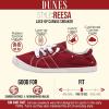 image:imageDunes Sport Womens Reesa Canvas SneakerRed