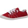 image:imageDunes Sport Womens Reesa Canvas SneakerRed