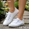image:imageDunes Sport Womens Reesa Canvas SneakerWhite
