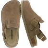 image:imageCUSHIONAIRE Brooklyn Suede Womens Slides Comfortable Clog Mules with Adjustable Buckles  Summer Shoes for WomenTaupe