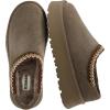 image:imageCUSHIONAIRE Kabuki Platform Boots Genuine Suede Fuzzy Mule Slippers for Women with Memory Foam  IndoorOutdoor Womens Slippers  Wide Widths AvailableTaupe Suede