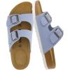 Lt. Blue Vegan Suede