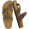 image:imageCUSHIONAIRE Luna Sandals for Women Cork Footbed Womens Sandals for Summer Comfort with Adjustable Straps Wide Width AvailableBrown