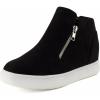 image:imageCUSHIONAIRE Womens Hart Hidden Wedge Sneaker Wide Width AvailableBlack