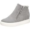 image:imageCUSHIONAIRE Womens Heaven Hidden Wedge Faux Shearling Sneaker Memory FoamGrey