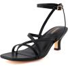 image:imageCUSHIONAIRE Womens Kitten heel sandal Memory Foam and Wide Widths AvailableBlack