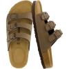 image:imageCUSHIONAIRE Womens Lela Cork footbed Sandal with ComfortBrown