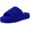 image:imageCUSHIONAIRE Womens RSVP slipper with Memory Foam Wide Widths AvailableRoyal Blue