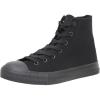 image:imageCUSHIONAIRE Womens Vance high top Canvas Sneaker Memory FoamBlackBlack Zipper