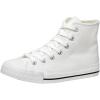 image:imageCUSHIONAIRE Womens Vance high top Canvas Sneaker Memory FoamWhite Zipper