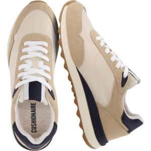 image:imageCUSHIONAIRE Womens Kicks lace up Nylon Sneaker Comfort Foam Wide Widths AvailableTanBlack