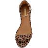 image:imageCUSHIONAIRE Alba Mid Block Heel Dress Shoes for Women  Open Toe Ankle Strap Heeled Womens Sandals with Memory Foam ComfortLeopard