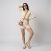 image:imageCUSHIONAIRE Belinda Womens Lace Detail Casual Sneakers  Elegant Ribbon LaceUp Shoes with Memory FoamBeige