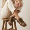 image:imageCUSHIONAIRE Belinda Womens Lace Detail Casual Sneakers  Elegant Ribbon LaceUp Shoes with Memory FoamBrown
