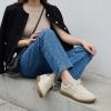image:imageCUSHIONAIRE Belinda Womens Lace Detail Casual Sneakers  Elegant Ribbon LaceUp Shoes with Memory FoamIvory Vegan Suede