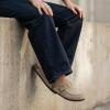 image:imageCUSHIONAIRE Canoe Genuine Suede Clogs for Women Footwear with Moc Toe Design  Casual Slip On Womens ShoesBeige