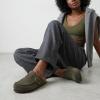 image:imageCUSHIONAIRE Canoe Genuine Suede Clogs for Women Footwear with Moc Toe Design  Casual Slip On Womens ShoesKhaki