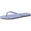 image:imageCUSHIONAIRE Cruise Lightweight Womens Flip Flops Comfortable Beach Sandals for Women with Cushioned Footbed amp Flexible Slip On DesignBlue White