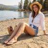 image:imageCUSHIONAIRE Cruise Lightweight Womens Flip Flops Comfortable Beach Sandals for Women with Cushioned Footbed amp Flexible Slip On DesignLeopard Smooth