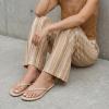image:imageCUSHIONAIRE Cruise Lightweight Womens Flip Flops Comfortable Beach Sandals for Women with Cushioned Footbed amp Flexible Slip On DesignNude Smooth