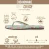 image:imageCUSHIONAIRE Cruise Lightweight Womens Flip Flops Comfortable Beach Sandals for Women with Cushioned Footbed amp Flexible Slip On DesignRed