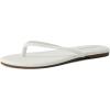 image:imageCUSHIONAIRE Cruise Lightweight Womens Flip Flops Comfortable Beach Sandals for Women with Cushioned Footbed amp Flexible Slip On DesignWhite Smooth