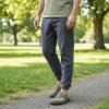 image:imageCUSHIONAIRE Haze Genuine Suede Leather Mens Clogs  Comfortable Slip On Potato Shoes for Men with Adjustable BuckleOlive