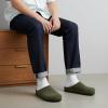 image:imageCUSHIONAIRE Heath Genuine Suede Leather Mens Clogs with Memory Foam Comfort Easy Slip On Slides for MenOlive