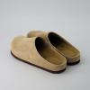 image:imageCUSHIONAIRE Heath Genuine Suede Leather Mens Clogs with Memory Foam Comfort Easy Slip On Slides for MenTaupe