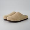 image:imageCUSHIONAIRE Heath Genuine Suede Leather Mens Clogs with Memory Foam Comfort Easy Slip On Slides for MenTaupe