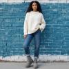 image:imageCUSHIONAIRE Hippy Womens Platform Ankle Boots  Genuine Suede Faux Fur Lining Cozy Winter SlipOn Design Comfortable Footwear with Wide Widths AvailableGrey