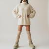 image:imageCUSHIONAIRE Hippy Womens Platform Ankle Boots  Genuine Suede Faux Fur Lining Cozy Winter SlipOn Design Comfortable Footwear with Wide Widths AvailableKhaki