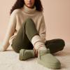 image:imageCUSHIONAIRE Hippy Womens Platform Ankle Boots  Genuine Suede Faux Fur Lining Cozy Winter SlipOn Design Comfortable Footwear with Wide Widths AvailableKhaki