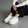 image:imageCUSHIONAIRE Huggy2 Platform Slippers for Women Cozy Genuine Suede SlipOn Ankle Boots for Indoor Outdoor Wear Womens SlippersOffwhite