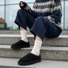 image:imageCUSHIONAIRE Keto Womens Slippers SlipOn Suede Mule Slipper  Cozy amp Stylish Memory Foam amp Faux Fur Lining Wide Widths AvailableBlack