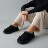 image:imageCUSHIONAIRE Keto Womens Slippers SlipOn Suede Mule Slipper  Cozy amp Stylish Memory Foam amp Faux Fur Lining Wide Widths AvailableBlack