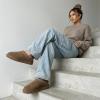 image:imageCUSHIONAIRE Keto Womens Slippers SlipOn Suede Mule Slipper  Cozy amp Stylish Memory Foam amp Faux Fur Lining Wide Widths AvailableBrown