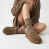 image:imageCUSHIONAIRE Keto Womens Slippers SlipOn Suede Mule Slipper  Cozy amp Stylish Memory Foam amp Faux Fur Lining Wide Widths AvailableBrown