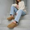 image:imageCUSHIONAIRE Keto Womens Slippers SlipOn Suede Mule Slipper  Cozy amp Stylish Memory Foam amp Faux Fur Lining Wide Widths AvailableChestnut