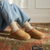 image:imageCUSHIONAIRE Keto Womens Slippers SlipOn Suede Mule Slipper  Cozy amp Stylish Memory Foam amp Faux Fur Lining Wide Widths AvailableChestnut