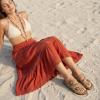 image:imageCUSHIONAIRE Lizzy Cork Footbed Womens Sandals  Comfortable Braided Summer Slip On Slide Sandals for WomenTaupe