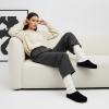 image:imageCUSHIONAIRE Lute Genuine Suede Leather Clogs for Women Indoor and Outdoor  Comfortable Slip On Womens Clogs with Cushioned FootbedBlack