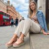 image:imageCUSHIONAIRE Melissa Espadrille Platform Sandals For Women with Adjustable Ankle Strap and Memory Foam InsoleComfortable Womens Sandals for SummerRose Gold