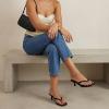 image:imageCUSHIONAIRE Miami Kitten Heels for Women  Dressy Heeled Thong Womens SandalsEbony
