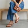 image:imageCUSHIONAIRE Miami Kitten Heels for Women  Dressy Heeled Thong Womens SandalsWhiskey