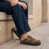 image:imageCUSHIONAIRE Rusty Genuine Leather Clogs for Women Comfortable Slip On Womens Shoes with Adjustable Buckle and Soft Memory FoamDasr Taupe