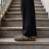 image:imageCUSHIONAIRE Rusty Genuine Leather Clogs for Women Comfortable Slip On Womens Shoes with Adjustable Buckle and Soft Memory FoamDasr Taupe