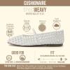 image:imageCUSHIONAIRE Weavy Squared Toe Woven Ballet Flats Shoes for Women with Memory Foam  Comfortable Mary Jane Flats for Women with Breathable Mesh Design  Wide Widths AvailableWhite
