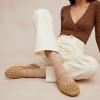 image:imageCUSHIONAIRE Weavy Squared Toe Woven Ballet Flats Shoes for Women with Memory Foam  Comfortable Mary Jane Flats for Women with Breathable Mesh Design  Wide Widths AvailableBeige Woven