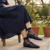 image:imageCUSHIONAIRE Weston Hand Woven Mary Jane Flats for Women Comfortable Dressy Ballet Flats with Braided Adjustable Buckle and Memory Foam CushioningNavy Woven